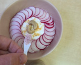 Foto del paso 5 de la receta: Smoothie bowl salado con hongo adaptógeno Melena de león 🦁en yogur enriquecido y con rabanitos