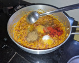 Indiai, gombás-zöldborsó curry (Matar Mushroom) recept fázis 4 fotója