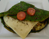Foto del paso 12 de la receta: Panquecas de albahaca y espinaca con ajo!