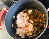 A picture of step 3 of Masala Chicken.