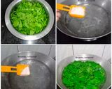 A picture of step 2 of Spinach Hummus.