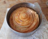 Foto del paso 6 de la receta Espiral de hojaldre relleno de crema de melocotón y chocolate