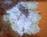 A picture of step 2 of Cabbage manchurian.