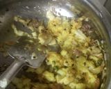 A picture of step 5 of Khastaa Sooji Puri with Surti Locho.