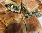 A picture of step 11 of Feta and spinach pie with traditional homemade phyllo.