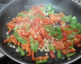Foto del paso 3 de la receta 🍆Berenjenas rellenas de verduras al horno