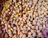 A picture of step 5 of Chana Halwa Puri.