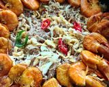 Gambar langkah 4 resipi Bihun Goreng Singapore Udang Kunyit.