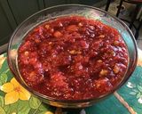 Une image de l'étape 7 de Compote pommes, pêches de vigne et raisins du jardin.