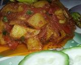 A picture of step 1 of Fry Allu ka salan.
