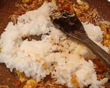 Foto langkah ke 3 dari resep Nasi goreng Bakar Teri pete.