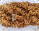 A picture of step 9 of Piyoon (sindhi traditional dish).