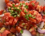 A picture of step 2 of Quick Chana chaat.