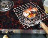 A picture of step 1 of Kolhapuri Misal Pav.