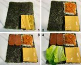 韓式折疊飯糰(三款)(影片)的食譜步驟7照片