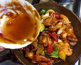 Foto langkah ke 4 dari resep Ayam Paprika Saos Hoisin.