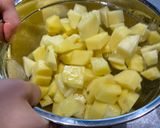 A picture of step 1 of Spicy Lebanese Potatoes in an air fryer- Batata harra.