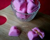 Foto langkah ke 7 dari resep Chocolate Praline Heart.