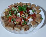Une image de l'étape 9 de Salade crudités aux croûtons 🥗.