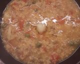 A picture of step 3 of Vegetable Dalia.