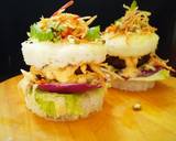 Japanise Sushi Burger with Mutton Kebab and Kimchi Salad recipe step 35 photo