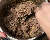 A picture of step 3 of Instant pot rice & meat burritos 🌯.