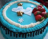 Pas rețetă Tort de cacao cu cremă de mascarpone și fructe 4 fotografie