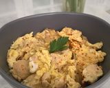 Foto langkah ke 6 dari resep Oyakodon(Chicken Rice Bowl and Egg).