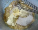 A picture of step 3 of Nutty Cocoa Banana Muffins.