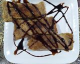 A picture of step 4 of Chocolate walnut cigar.