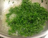 A picture of step 4 of Fenugreek Tuar Dal Mudda Bhaji.