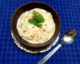A picture of step 3 of Vegetable Raita for Biryani and Pulao.