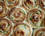A picture of step 5 of Ham Rolls#endofyearchallenge.