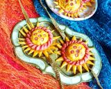 राखी स्वीट्स (Rakhi sweets recipe in Hindi) रेसिपी चरण 9 फोटो