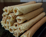 Foto langkah ke 5 dari resep Egg roll monde aka kue semprong.