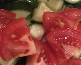 A picture of step 1 of Kachumber salad 🥗.