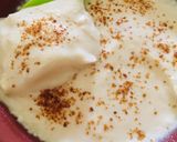 A picture of step 9 of Mishti doi.