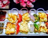 A picture of step 10 of Paneer Makhmali Tikka.