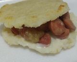 Foto del paso 13 de la receta: Arepa🌽hawaiana🍍🥯🫓🍖🧀