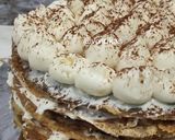 Foto langkah ke 6 dari resep Tiramisu Mille Crepes.