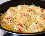 Foto del paso 5 de la receta: HUEVOS🥚Turcos Al Hogao🍅🌶️🫑🧅 Colombiano y Tocineta🥓...!