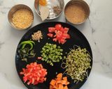 A picture of step 1 of Millet khichdi.
