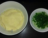 Hình bước làm 1 của món Bánh Bèo Chay Dã Chiến Từ Bánh Phồng
