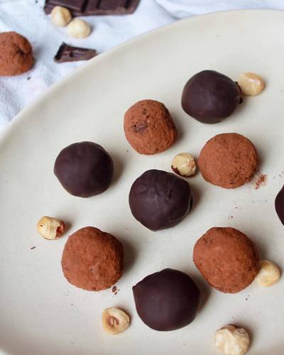 Trufas sin azúcar