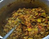 A picture of step 4 of Garden egg sauce with yam.