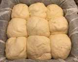 Foto del paso 11 de la receta: Buchteln sin relleno, con levadura seca. Sin gluten, sin lactosa