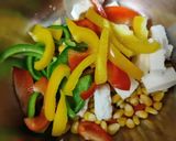 A picture of step 2 of Nasi goreng(vegetarian).