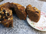 Budín de chocolate y lentejas