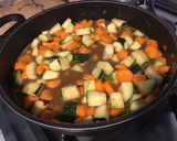 Une image de l'étape 10 de Carottes et courgettes au cumin et coriandre.