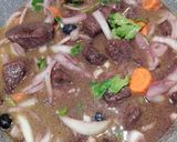 Foto del paso 4 de la receta: Ciervo marinado con puré de apio